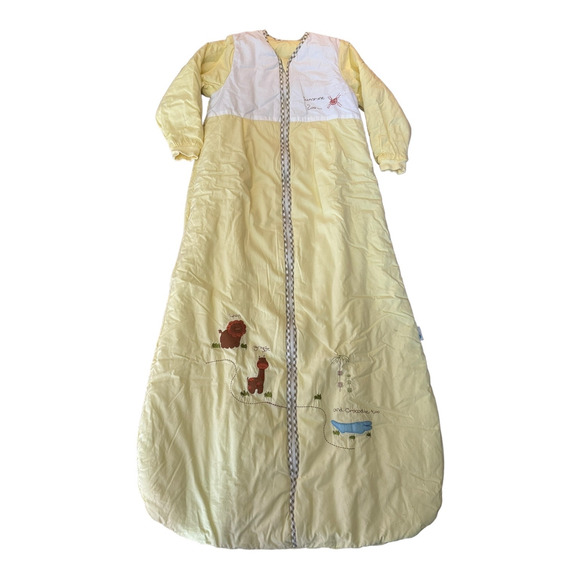 Slumbersac Unisex Long Sleeve Sleeping Bag (3 - 6 years, 2.5 Tog, Sunshine Zoo) - Picture 5 of 10